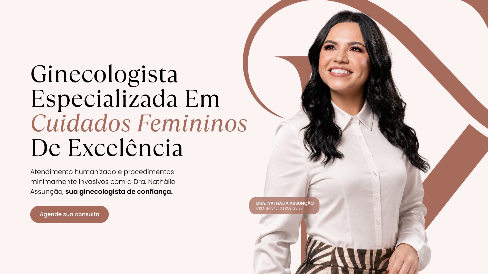 Dra. Nathália Assunção, ginecologista especializada em cuidados femininos de excelência